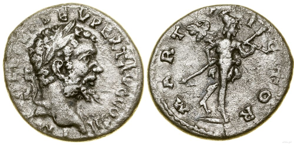 Cesarstwo Rzymskie, denar, (194–195)