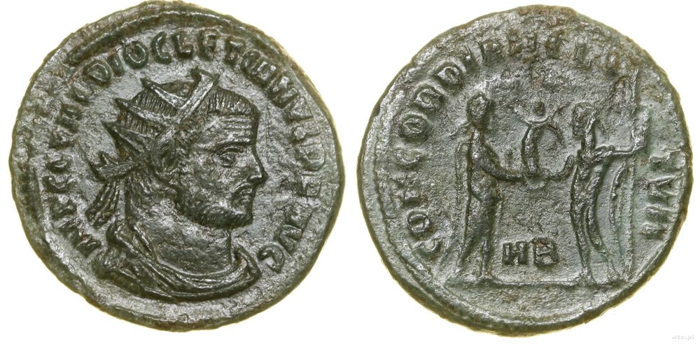 Cesarstwo Rzymskie, antoninian bilonowy, (295–296)