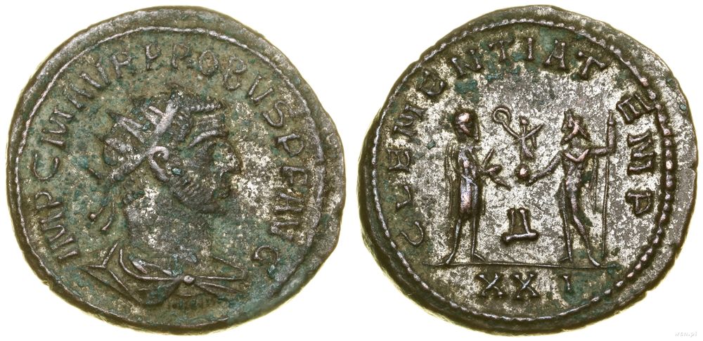 Cesarstwo Rzymskie, antoninian bilonowy, (276)