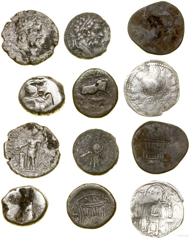 Starożytność, zestaw 6 monet