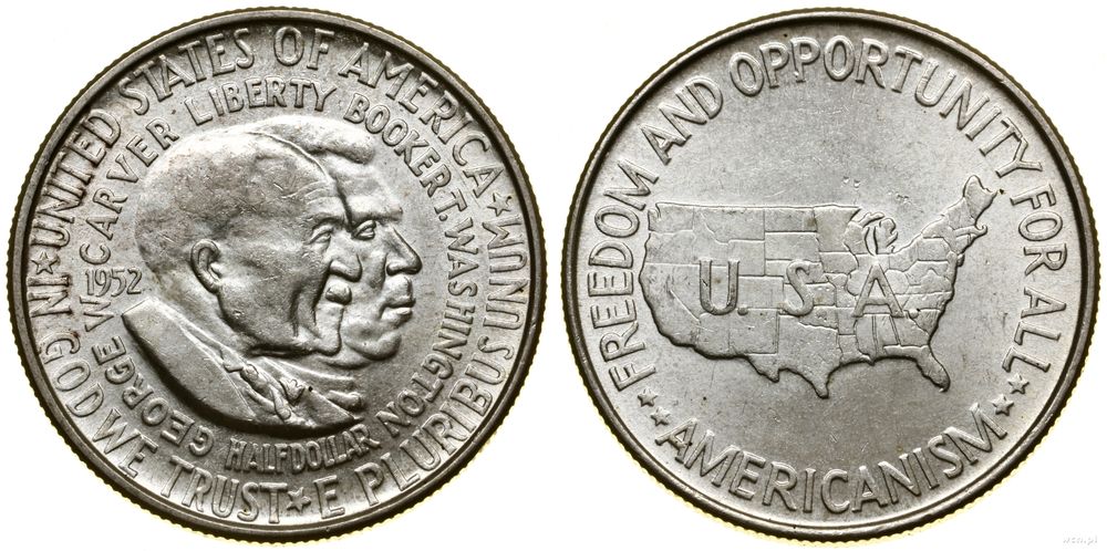 Stany Zjednoczone Ameryki (USA), 1/2 dolara, 1952