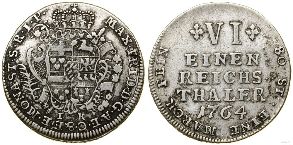 Niemcy, 1/6 talara, 1764