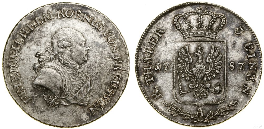 Niemcy, 1/3 talara, 1787 A