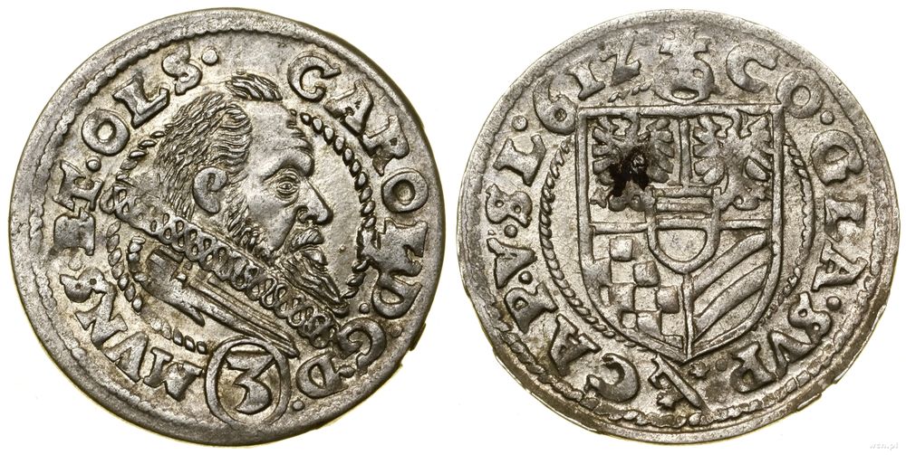 Śląsk, 3 krajcary, 1612