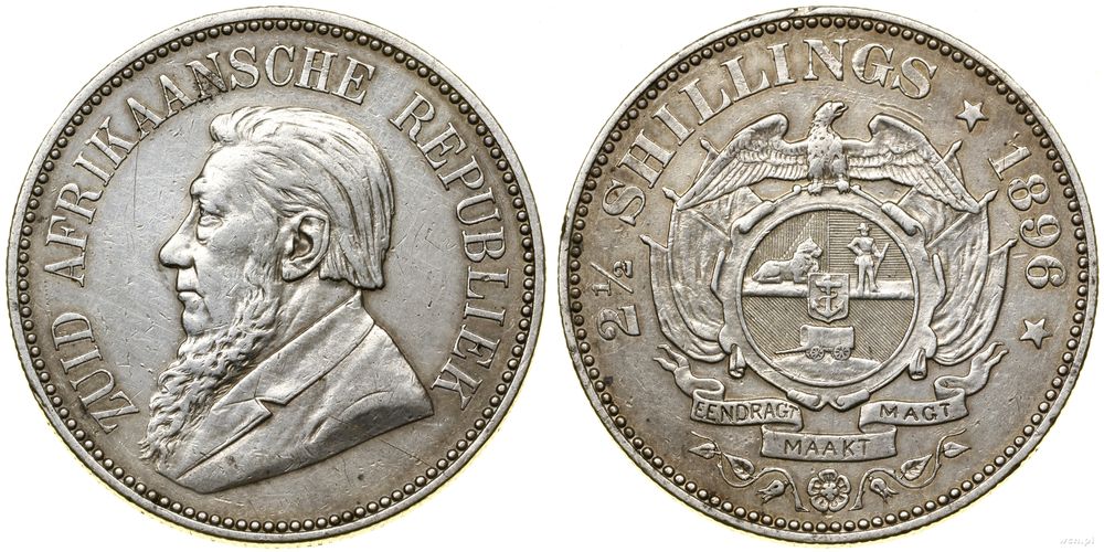 Republika Południowej Afryki, 2½ szylinga, 1896