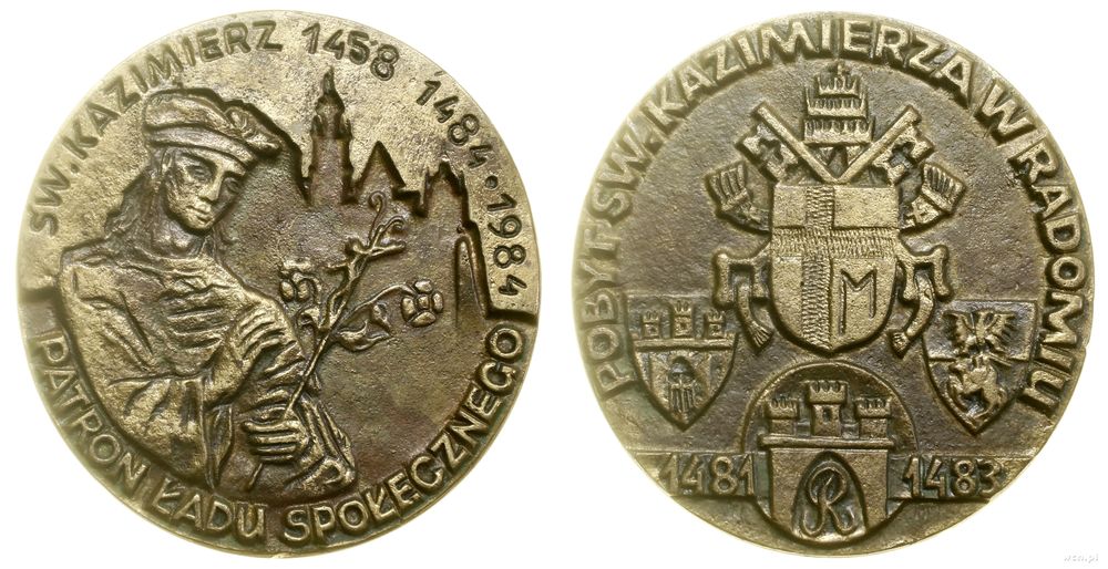 Polska, 500. rocznica śmierci św. Kazimierza, 1984