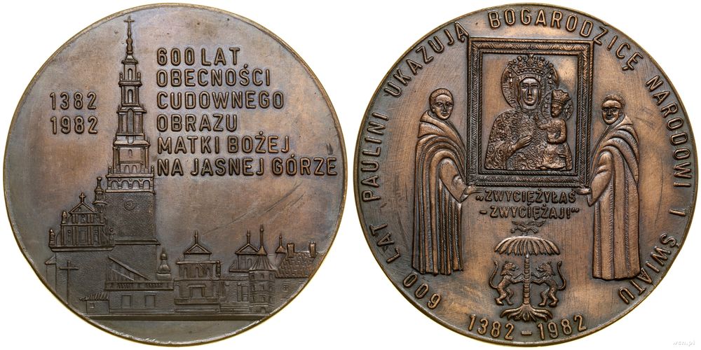 Polska, medal pamiątkowy, 1982