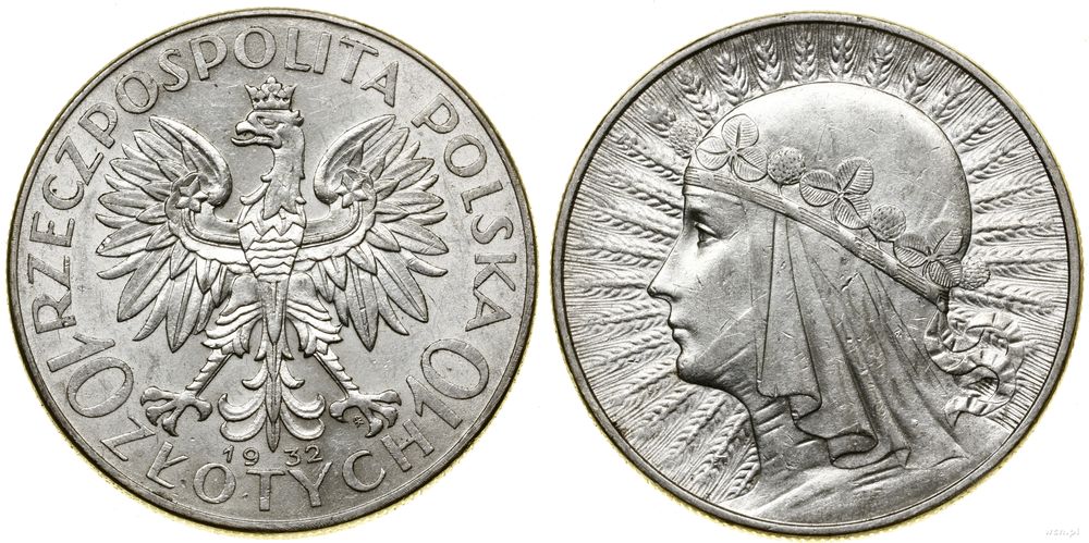 Polska, 10 złotych, 1932
