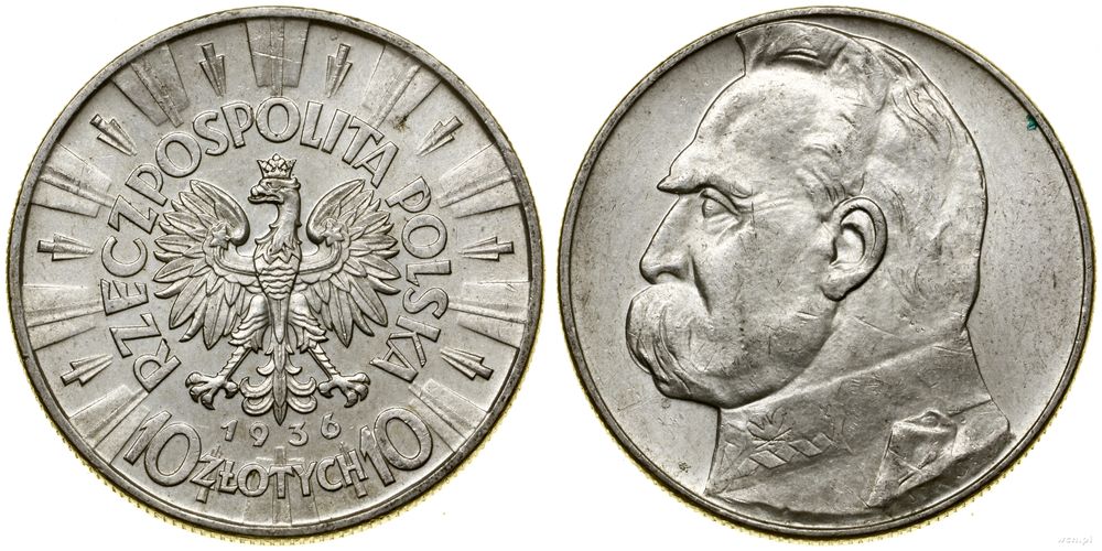 Polska, 10 złotych, 1936