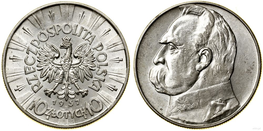 Polska, 10 złotych, 1937