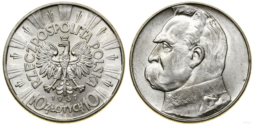 Polska, 10 złotych, 1937