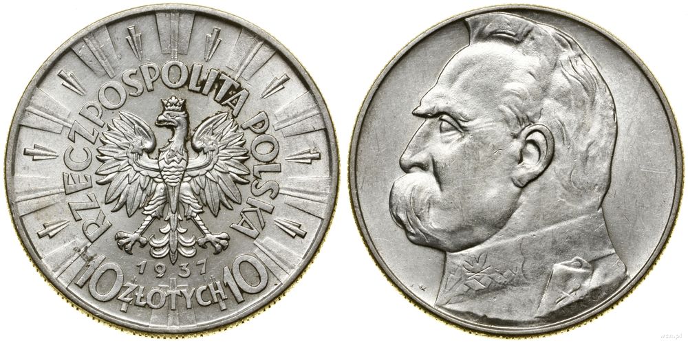 Polska, 10 złotych, 1937