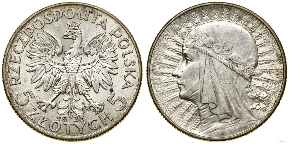 Polska, 5 złotych, 1933