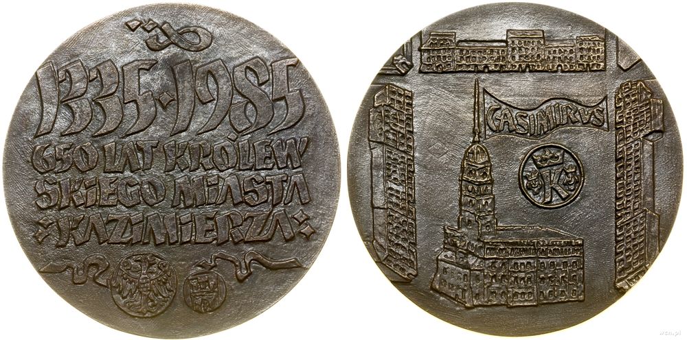 Polska, medal pamiątkowy, 1985