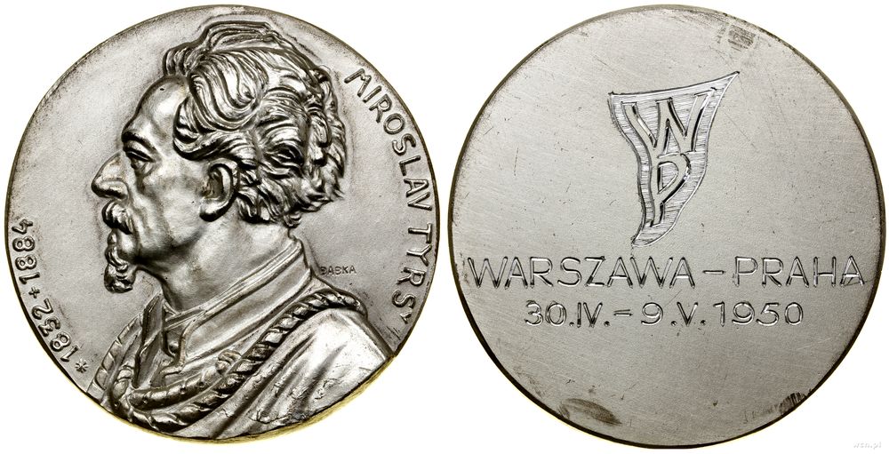 Czechosłowacja, medal pamiątkowy, 1950