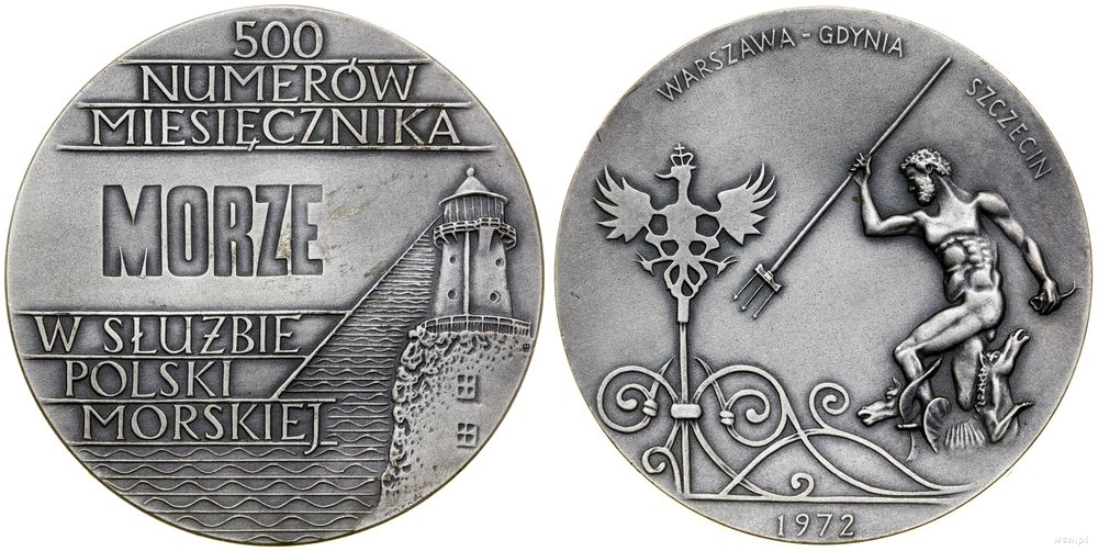 Polska, 500 numerów miesięcznika Morze, 1972