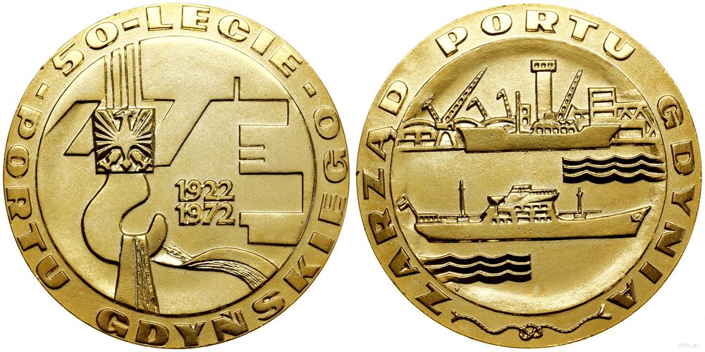 Polska, 50 Lat Portu Gdynia, 1972
