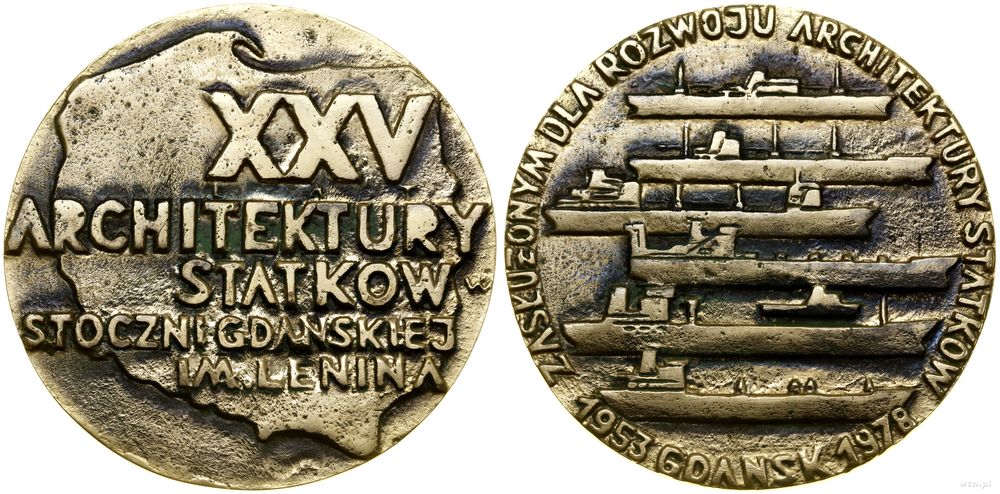 Polska, medal nagrodowy, 1978
