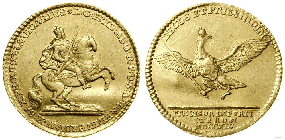 Polska, dukat wikariacki, 1745