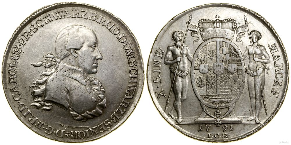 Niemcy, talar, 1791 ICK