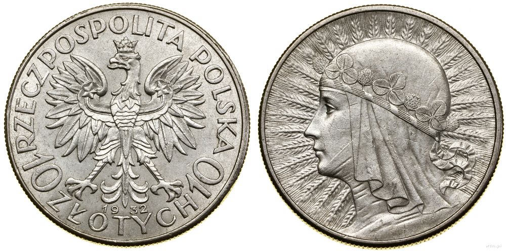 Polska, 10 złotych, 1932
