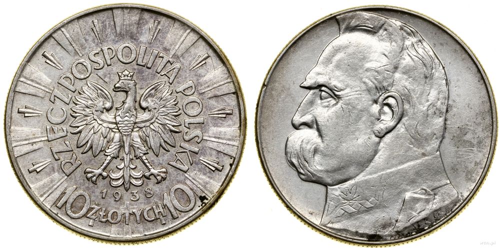 Polska, 10 złotych, 1938