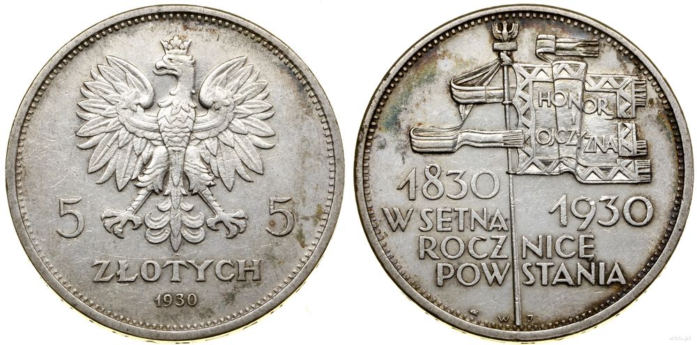 Polska, 5 złotych, 1930