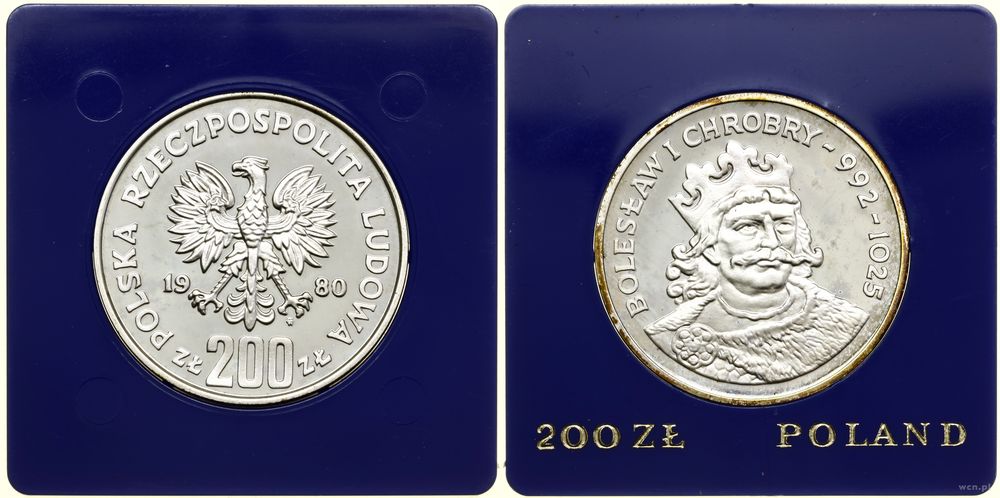 Polska, 200 złotych, 1980