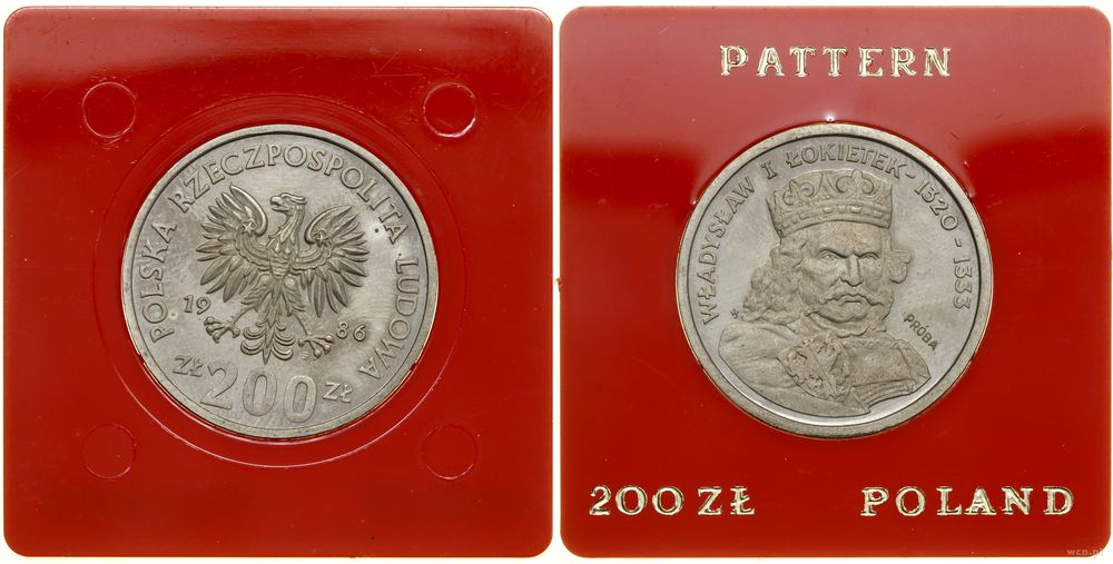 Polska, 200 złotych, 1986