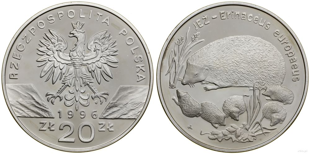 Polska, 20 złotych, 1996