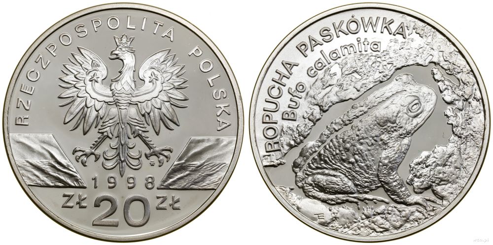 Polska, 20 złotych, 1998
