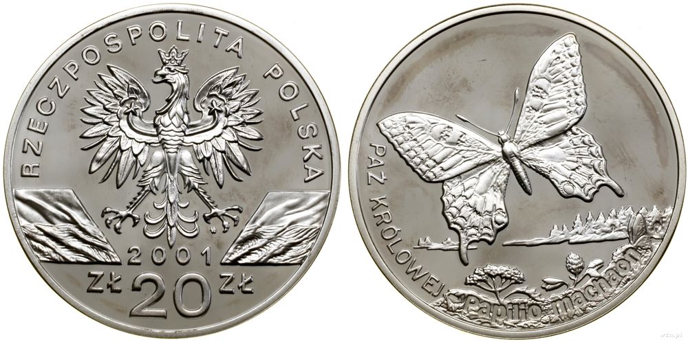 Polska, 20 złotych, 2001