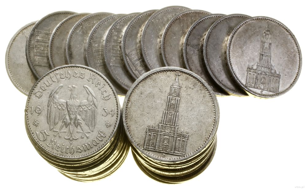 Niemcy, zestaw 50 x 5 marek