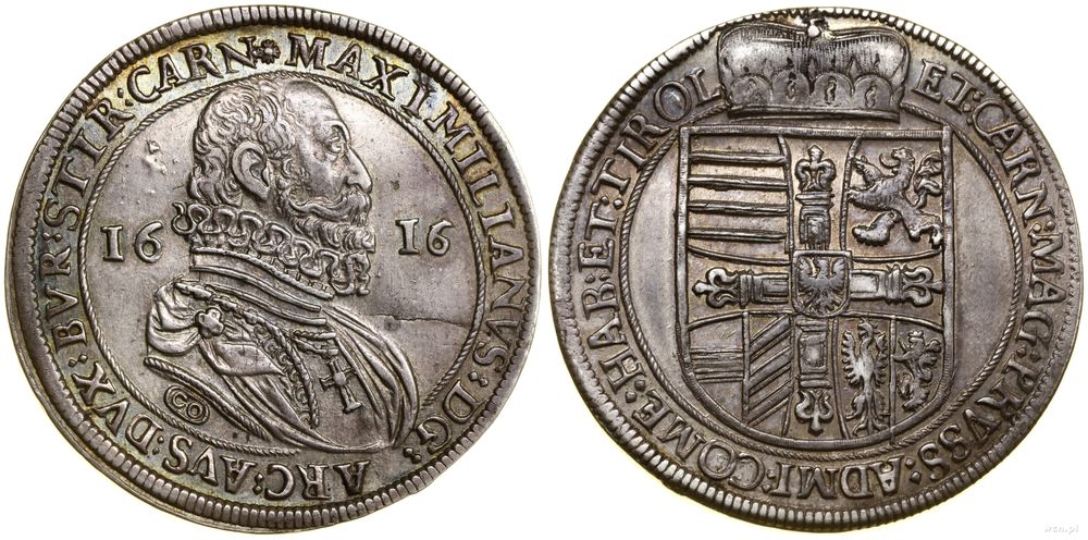 Austria, talar, 1616