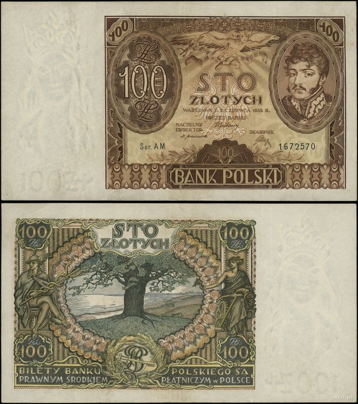 Polska, 100 złotych, 2.06.1932