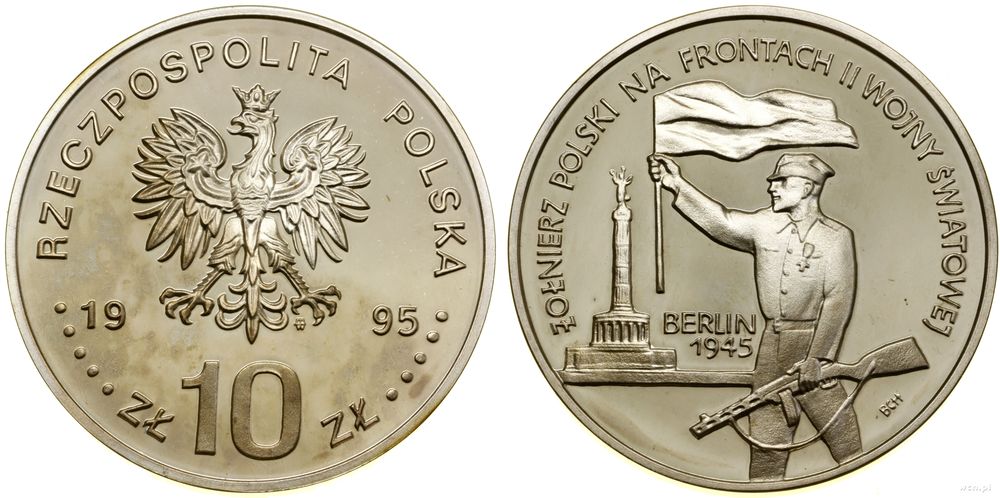 Polska, 10 złotych, 1995