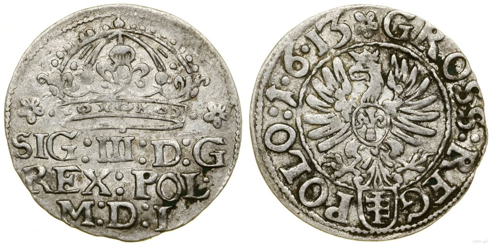 Polska, grosz, 1613