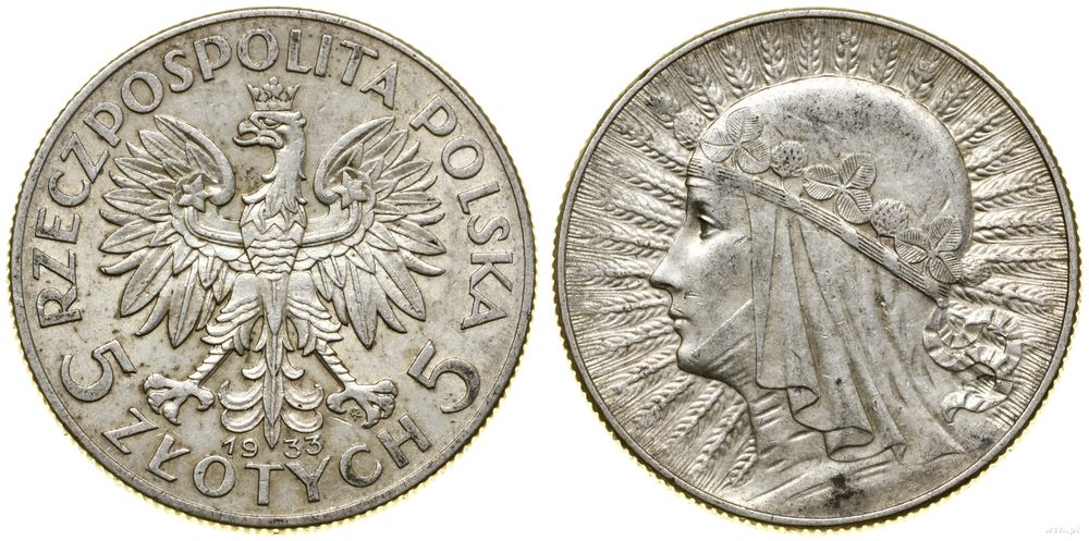 Polska, 5 złotych, 1933