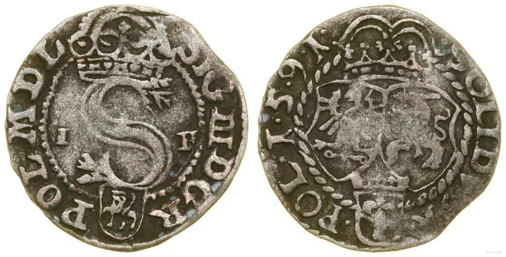 Polska, szeląg, 1591