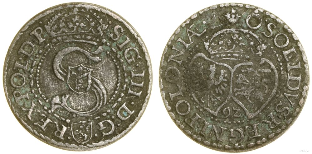 Polska, szeląg, 1592