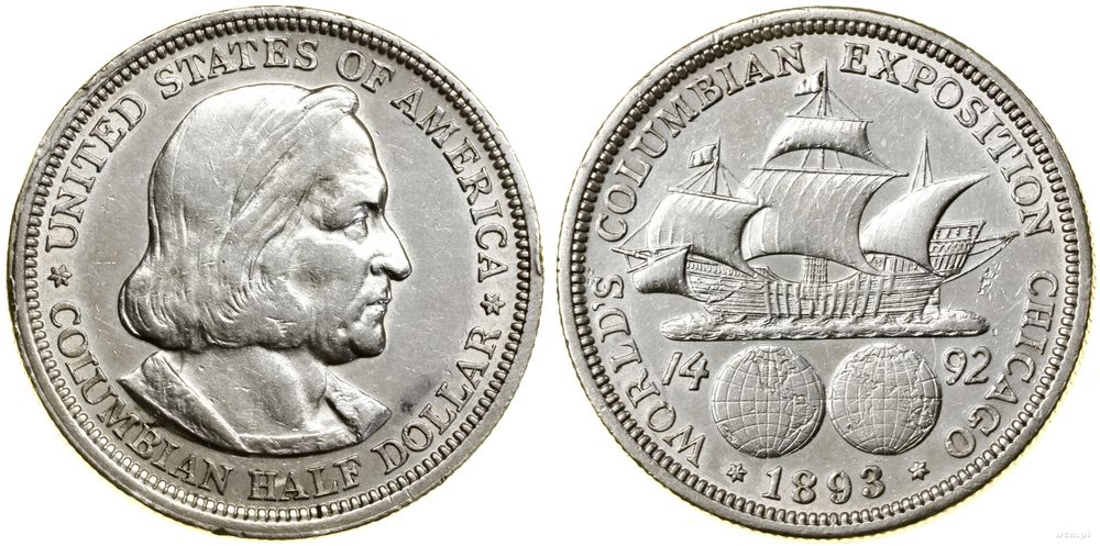 Stany Zjednoczone Ameryki (USA), 1/2 dolara, 1893