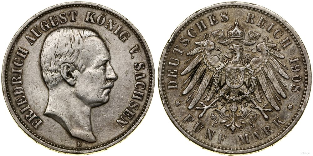 Niemcy, 5 marek, 1908 E