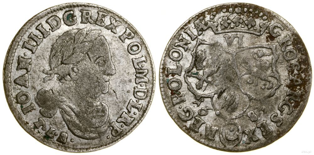 Polska, szóstak, 1683 TLB