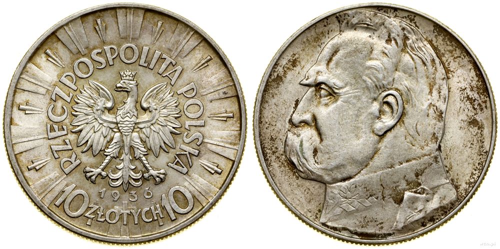 Polska, 10 złotych, 1936