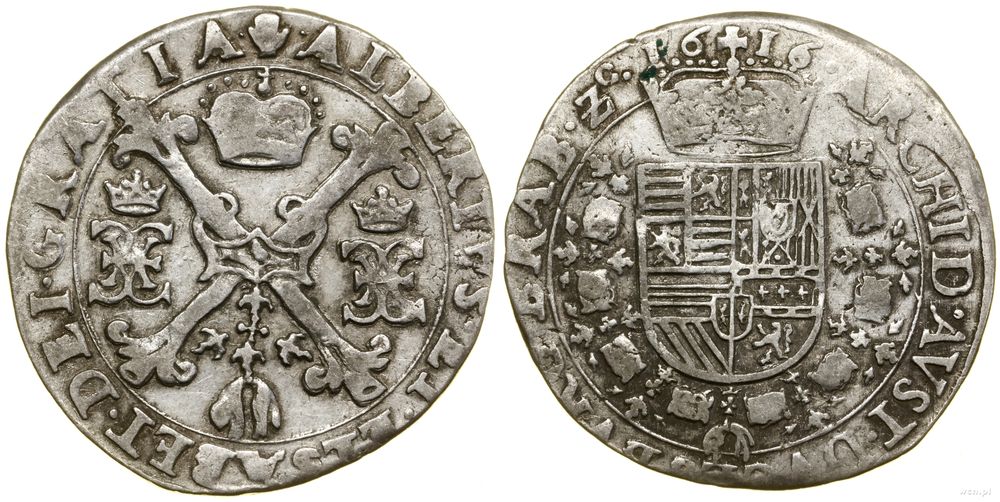 Niderlandy hiszpańskie, 1/4 patagona, 1616