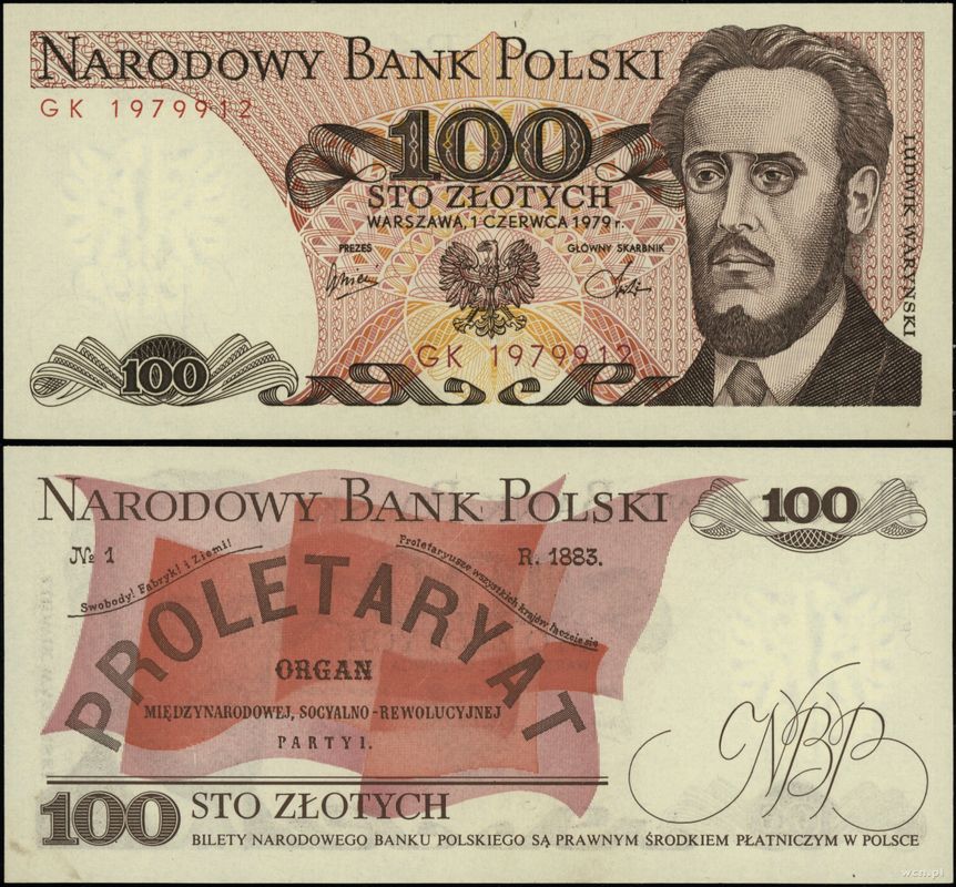 Polska, 100 złotych, 1.06.1979