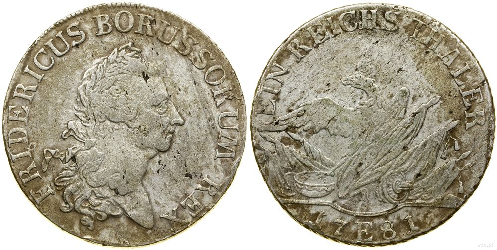 Niemcy, talar, 1781 E