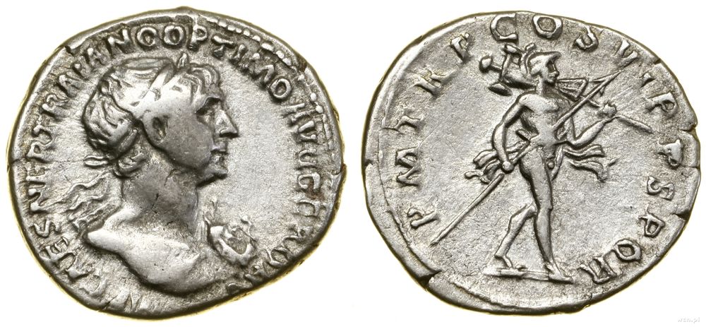 Cesarstwo Rzymskie, denar, (114–117)
