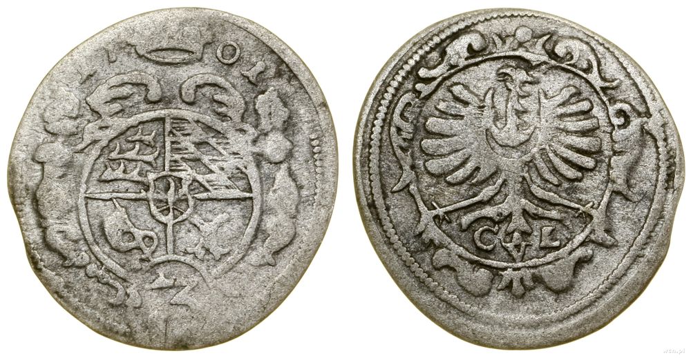 Śląsk, gröschel, 1701 CVL