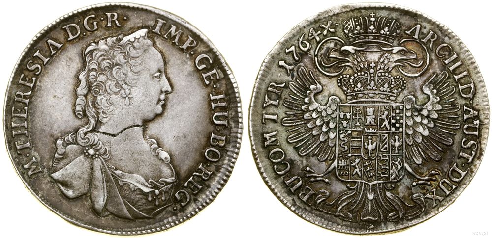 Austria, półtalar, 1764